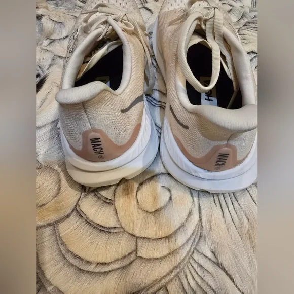 HOKA Womens  Cream Running Shoes - Picture 4 of 6